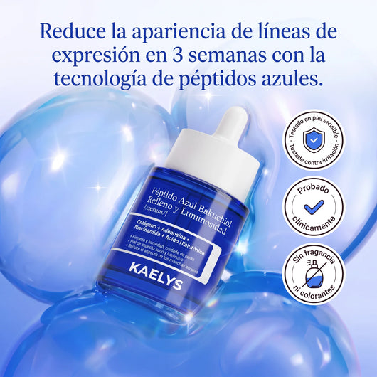 KAELYS — DermaGHK™ · Serum Péptido Azul con Bakuchiol
