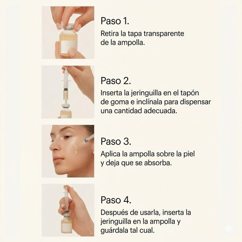 Ashley Silk — Ampolla Tensora de Seda + 30 Péptidos Efecto Lifting Sin Agujas · 30 ml