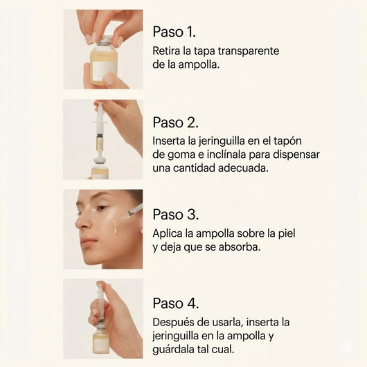 Ashley Silk — Ampolla Tensora de Seda + 30 Péptidos Efecto Lifting Sin Agujas · 30 ml